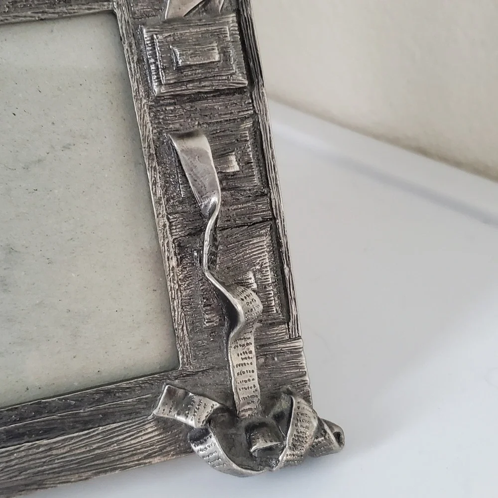 FIGI Graphics 2001 Vintage Office Desk Metal Picture Frame Typewriter 3.5x5